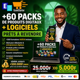 PACK LIBERTÉ FINANCIÈRE DIGITAL +60 Formation et logiciel