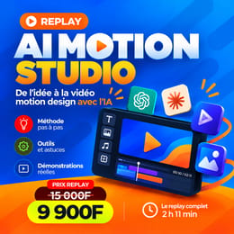 AI MOTION STUDIO — L’art de créer des motion designs professionnels avec l’IA