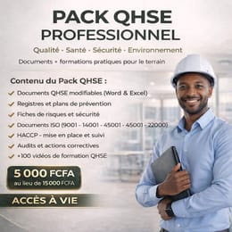 Kit QHSE pour Maîtriser Qualité, Hygiène, Sécurité et Environnement