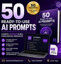 50 Ready-to-Use AI Prompts for Selling Digital Products