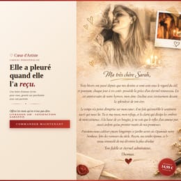 Lettre Artistique Personnalisée — Fichier Numérique