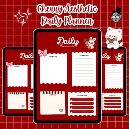 The Ultimate Cherry Daily Planner: Printable & PDF