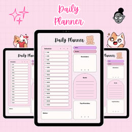 Pastel Daily Planner