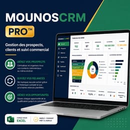 MOUNOS CRM PRO™ - Gestion des prospects, clients et suivi commercial