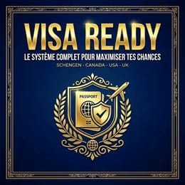 Visa Ready — Le Système Complet pour Maximiser tes Chances de Visa (Schengen, Canada, USA, UK)