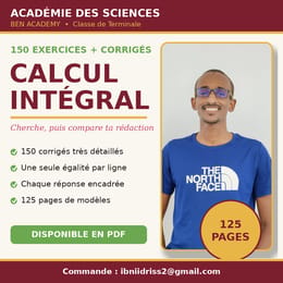 150 EXERCICES + CORRIGÉS — Calcul Intégral (125 pages)