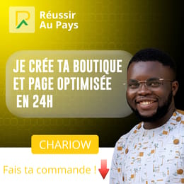 Je Crée ta Boutique de Vente en ligne en 24H et Reçois ton Cash partout en Afrique.