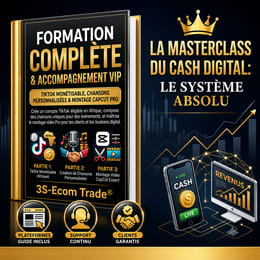Masterclass Digital Cash : 3 Compétences à Forte Valeur pour Générer des Revenus en Ligne