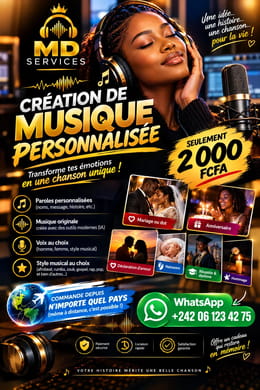 Crée une chanson personnalisé