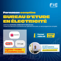 Formation Bureau détude d'électricité