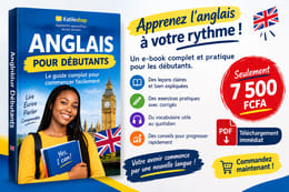 Apprendre l'anglais Facilement- E-Book pour débutants