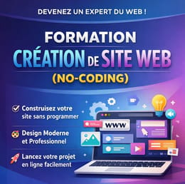 CRÉATION DE SITE WEB PROFESSIONNEL ( No-coding)