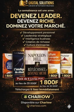 Tu veux augmenter tes revenus en 2026 ?  Voici les 6 livres qui ont formé des millionnaires.