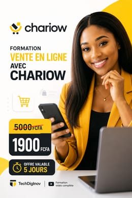 Formation Complète Chariow – Lancez votre Business en Ligne de A à Z