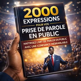 2000 EXPRESSIONS POUR VOS PRISE DE PAROLE EN PUBLIC