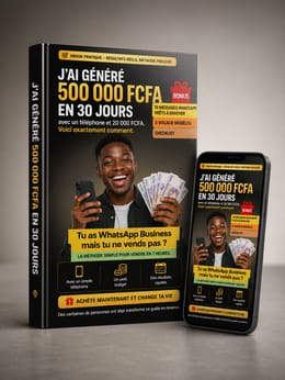 J'ai généré 500 000 FCFA en 30 jours avec un téléphone et 20 000 FCFA (Méthode complète)
