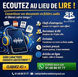 Textes et documents en audio (mini)