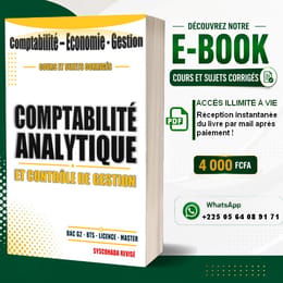 Comptabilité Analytique et Contrôle de Gestion – OHADA : Cours + Sujets Corrigés