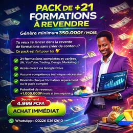 PACK ULTIME DE 21 FORMATIONS