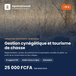 Gestion cynégétique et tourisme de chasse : réglementation, quotas et exploitation durable du gibier