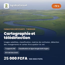 Cartographie et télédétection pour le suivi de l'occupation des sols