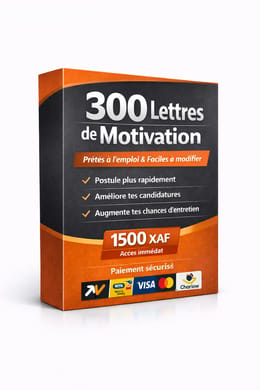 Pack 300 Lettres de Motivation Professionnelles