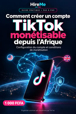 Comment créer un compte TikTok monétisable depuis l’Afrique — Guide pas à pas