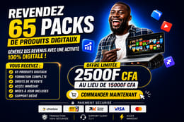 +65 Produits Digitaux & +400 Formations Premium