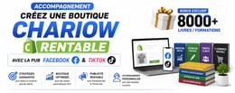 3 Jours Chrono - Méthode : créer une boutique rentable + pub Facebook + 8000 livres/formations