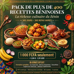 PACK DE 400 RECETTES BENINOISE