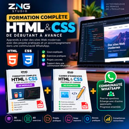 FORMATION COMPLÈTE HTML & CSS — DE DÉBUTANT À AVANCÉ