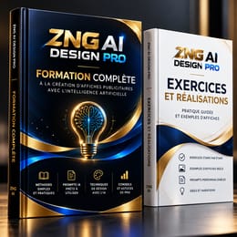 ZNG AI DESIGN PRO — Formation complète à la création d'affiches publicitaires avec l'IA