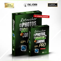 PACK DE RETOUCHE DE PHOTOS DE JOUEURS : TUTORIELS VIDÉO