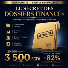 LE SECRET DES DOSSIERS FINANCÉS : TRANSFORMER VOS IDÉES EN PROJETS FINANÇABLE EN 7 JOURS