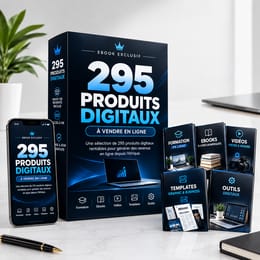 PACK de 290 Produits Digitaux avec Droits de Revente