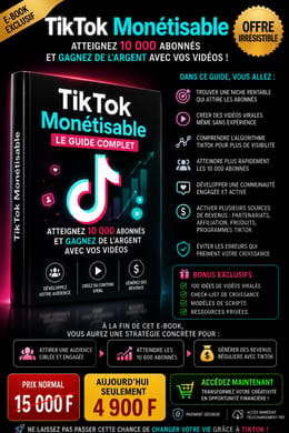 Boostez votre TikTok: Gagnez 10 000 abonnés & monétisez facilement