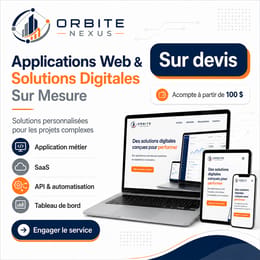 Solutions digitales : applications web personnalisées, sécurité & scalabilité