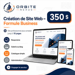 Création de Site Web Pro - Optimisez votre présence en ligne et augmentez vos ventes