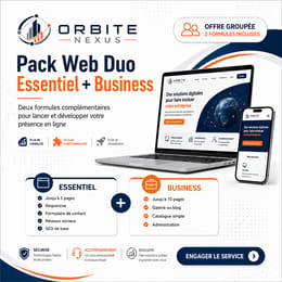 Pack Web Duo – Essentiel + Business