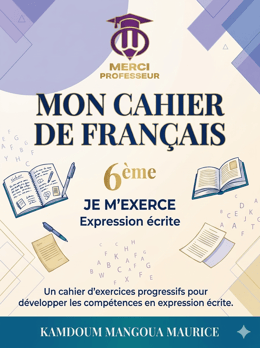MON CAHIER DE FRANÇAIS  6ème  JE M’EXERCE  EXPRESSION ECRITE