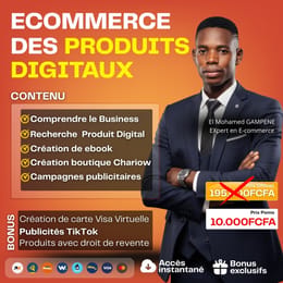 Avec Cette Formation Génère de l’Argent avec des Produits Digitaux en Afrique (Même Sans Stock !)