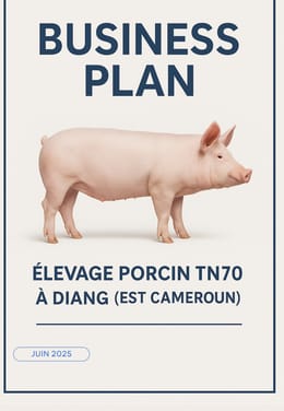 Business plan élevage porcin