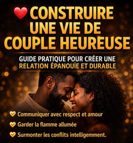 GUIDE COMPLET POUR UNE VIE DE COUPLE HEUREUSE + 5 BONUS STRATÉGIQUES GRATUITS