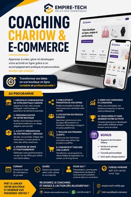 COACHING CHARIOW & E-COMMERCE