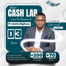 🔴 Atelier Cash Lab™ 2.0 : comment dépasser 1 million de bénéfice net/mois avec les produits digitaux