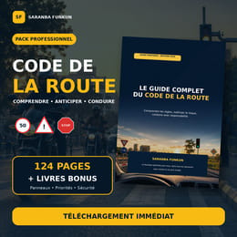 Pack complet du Code de la route – Guide professionnel + Livres bonus