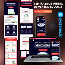 TEMPLATE DE TUNNEL DE VENTE D'EBOOK 2