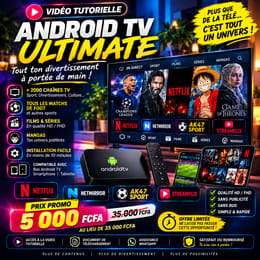 Comment suivre tous les matchs, les films et series et les mangas sur sa box android tv