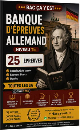 BANQUE D'ÉPREUVES D'ALLEMAND ( 𝘀𝗮𝗻𝘀 𝗰𝗼𝗿𝗿𝗶𝗴𝗲𝘀 𝘁𝘆𝗽𝗲𝘀)