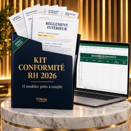 Kit Conformité RH 2026 — 11 Modèles Prêts à Remplir (Word et Excel)